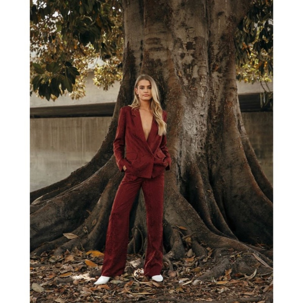 Animal Print Trouser Pants